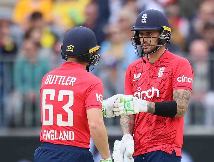 Australia vs England, 1st T20I, Top performances_ Jos Buttler-Alex Hales' 132-run stand helps England put 208 runs on board against Australia in 1st T20I _ Walking Wicket (Photo_ ©AFP_Getty Images)