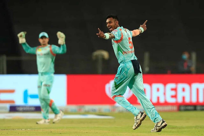 IPL 2022, LSG vs PBKS, Top Performances_ Dushmantha Chameera's all-round performance (2-17, 17) helps LSG beat Punjab Kings _ Walking Wicket (Images ©BCCI_IPL)