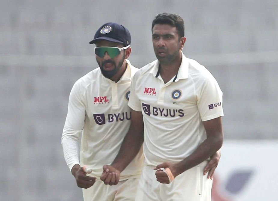 Bangladesh vs India, 2nd Test, Day 1, Top Performances_ Ravichandran Ashwin took 4-71 on Day 1 of Mirpur Test; India trail by 208 runs _ Walking Wicket (Source_ ©Associated Press)