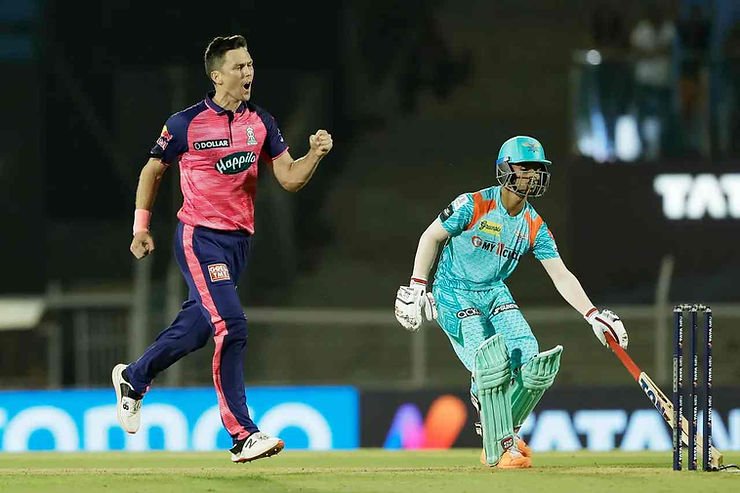 IPL 2022, LSG vs RR, Top Performances_ Trent Boult gets player of the match for 2-18 against LSG, RR beat LSG and move to 2nd place _ Walking Wicket (Images ©BCCI_IPL)