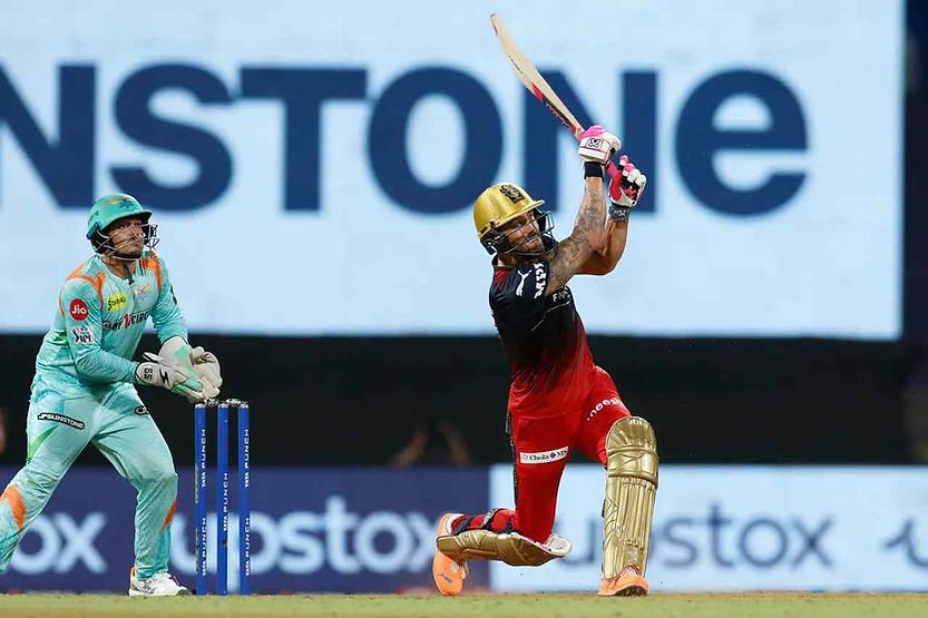 IPL 2022, LSG vs RCB, Top Performances_ IPL 2022, LSG vs RCB, Top Performances_ Faf du Plessis scores 96 (64) runs against LSG and helps RCB beat LSG, RCB move to 2nd place in points table | Walking Wicket (Images ©BCCI/IPL)