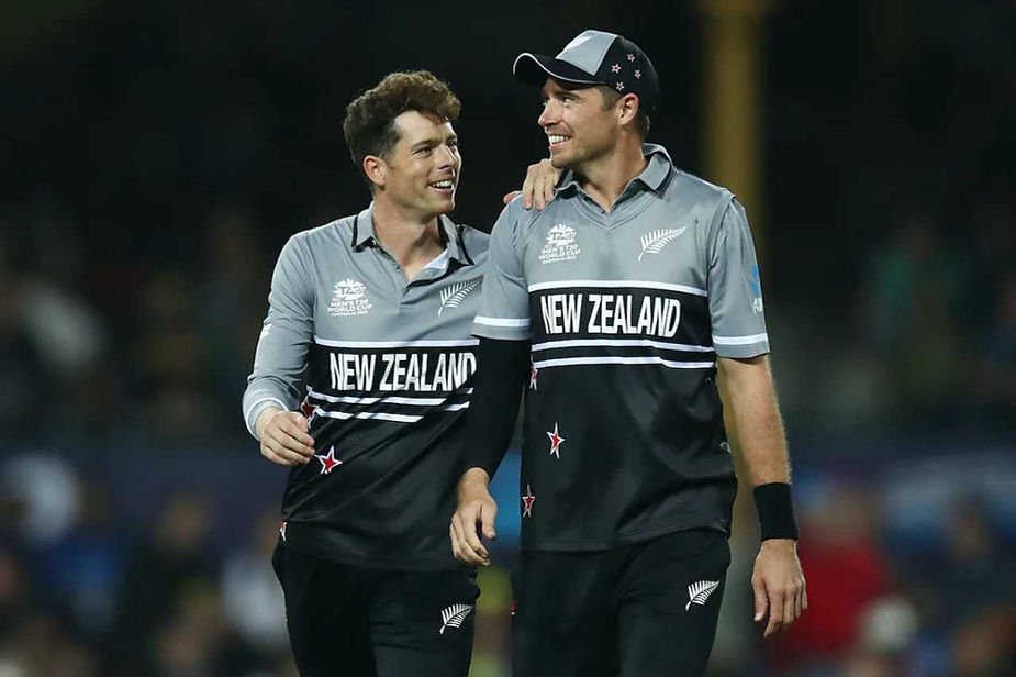 ICC Men's T20 World Cup 2022, Group 1, Australia v New Zealand_ Mitchell Santner, Tim Southee share six wickets among them against Australia; New Zealand beat Australia _ Walking Wicket (Photo_ ©ICC_Getty)