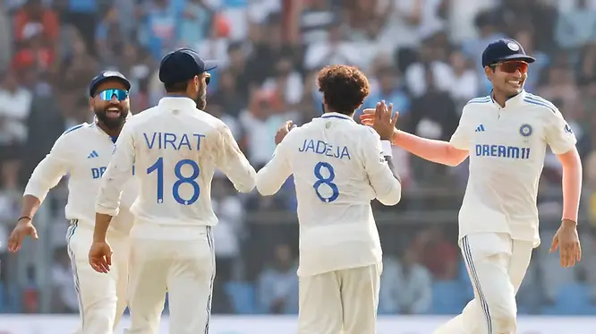 IND vs NZ, 3rd Test, Day 2_ Ravindra Jadeja, Ravichandran Ashwin shared 7 wickets _ Walking Wicket (Photo_ ©BCCI_X)