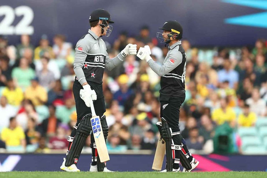 ICC Men's T20 World Cup 2022, Group 1, Australia v New Zealand_ Finn Allen, Devon Conway added 56 off 25 balls for first wicket; New Zealand beat Australia _ Walking Wicket (Photo_ ©ICC_Getty)