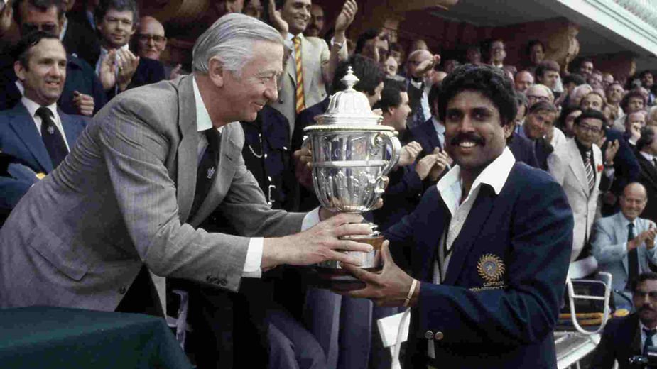 1983 World Cup Final: India beat West Indies and won their maiden ODI World Cup. (©ICC)