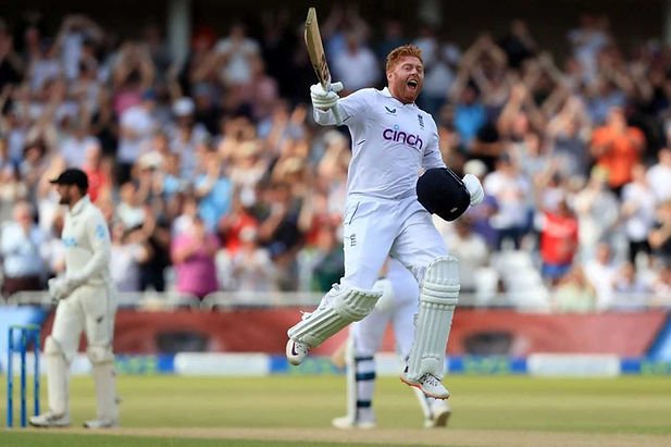 WTC 2021-23, Eng vs NZ 2nd Test, Top Performances_ Jonny Bairstow's 136 off 92 balls in 2nd innings helps England beat New Zealand, England lead 2-0 _ Walking Wicket (©AFP_Getty Images)