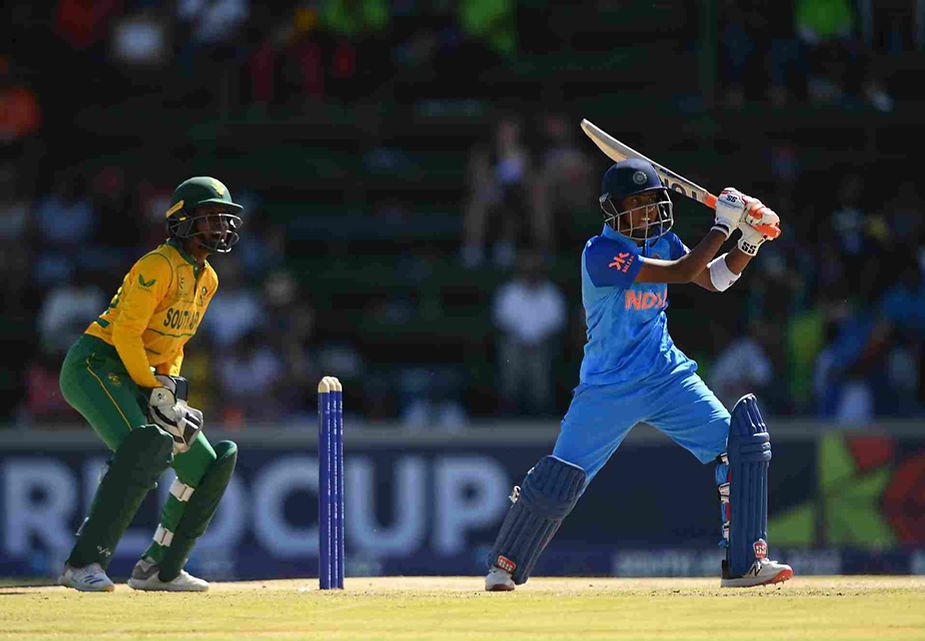 ICC Women's Under-19 T20 World Cup 2023: Shweta Sherawat (92 off 57) took India home against South Africa | Walking wicket (Images: ©BCCI/Twitter)