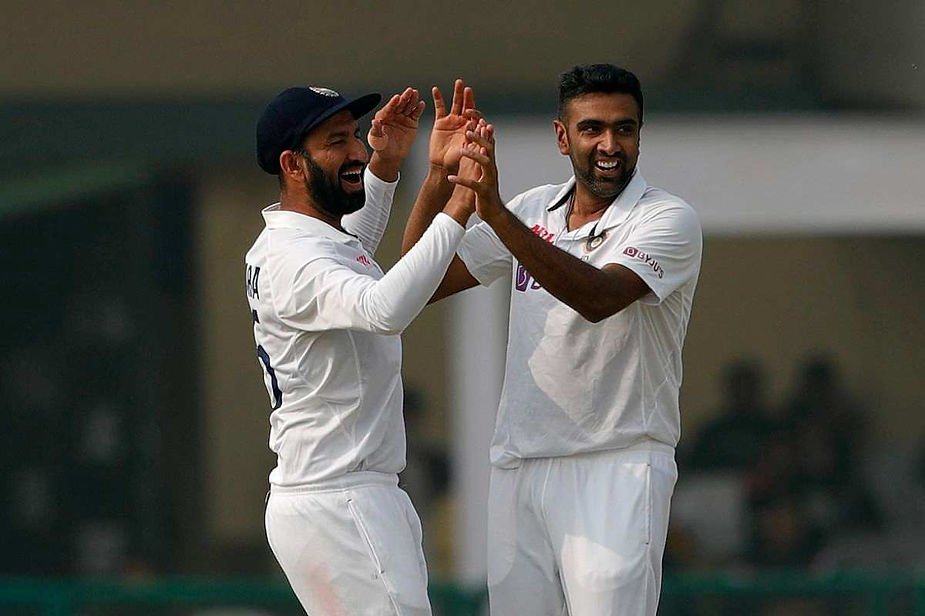 Ashwin goes past Harbhajan Singh's wicket tally of 417 in Tests