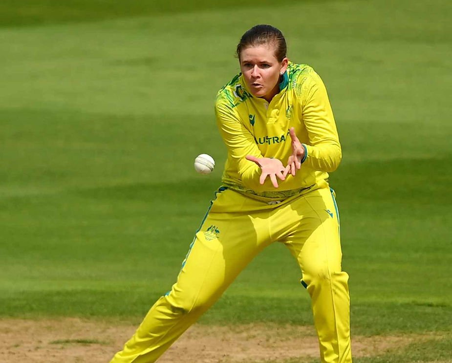 CWG 2022, India vs Australia, Top Performances_ Jess Jonassen takes 4-22 for Australia against India at CWG 2022 in group Opener _ Walking Wicket (Source_ ©Getty Images)