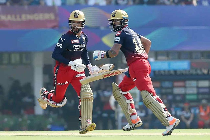 IPL 2022, RCB vs GT, Top Performances_ Virat Kohli, Rajat Patidar added 99 runs for 2nd wicket for RCB against GT, RCB lost to GT _ Walking Wicket (Images ©BCCI_IPL)