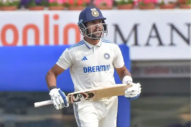 Dhruv Jurel scored 80 against Australia A | Walking Wicket (Photo_ ©Twitter_X)