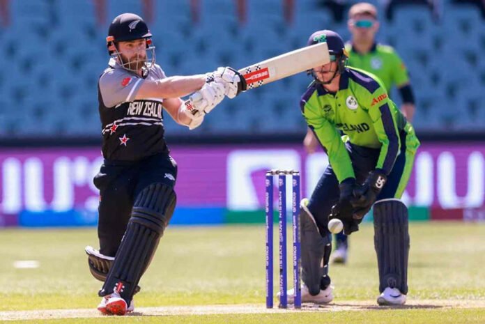 Kane Williamson scored 61 off 35 against Ireland at Adelaide (Photo: ©Associated Press)