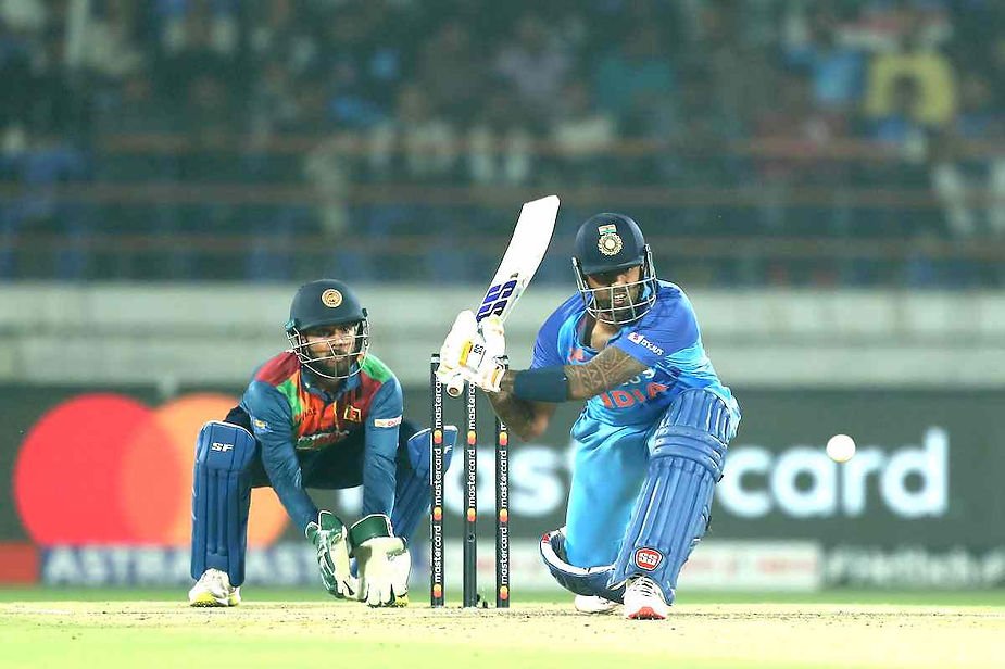 India vs Sri Lanka, 3rd T20I, 2022-23_ Suryakumar Yadav's 112 off 51 helps India beat Sri Lanka in Rajkot T20I _ Walking Wicket (Source_ ©BCCI_Twitter)