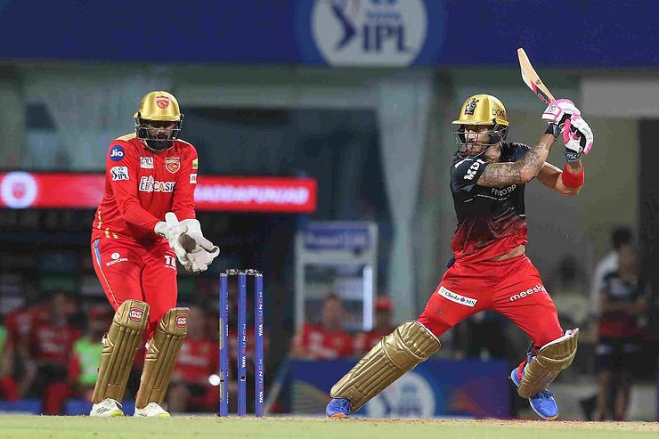 IPL 2022, RCB vs PBKS, Top Performances_ Faf du Plessis scores 88 runs on his RCB debut as captain. (Image ©BCCI_IPL)