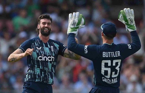 England vs India, 3rd ODI, 2022, Top Performances_ Reece Topley gets 3-35 against India in 3rd ODI, India take series by 2-1 _ Walking Wicket (Source ©Getty Images)