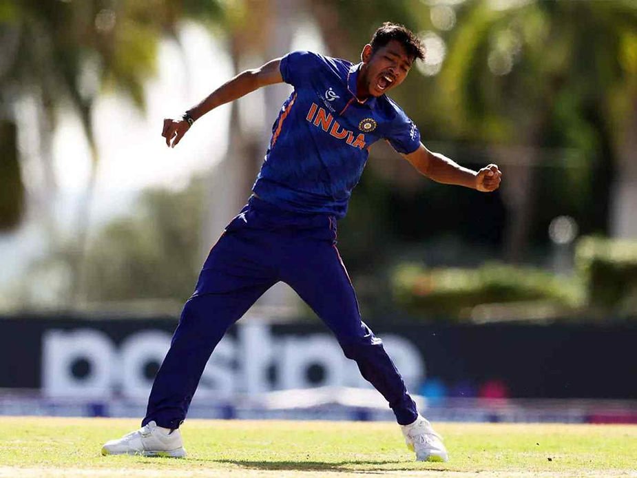 Seven U-19 Uncapped Players who can draw big money at the IPL 2022 Mega Auction. Ravi Kumar took 10 wickets at an average of 13.20 in U19 WC (Image: ©BCCI)
