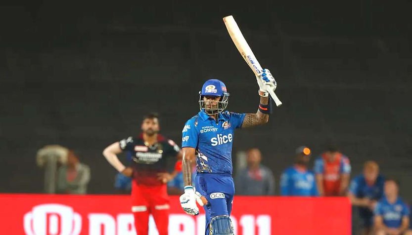 IPL 2022, RCB vs MI, Top Performances_ Suryakumar Yadav scores fifty (68_) against RCB, Mumbai Indians lost all four games in IPL 2022  _ Walking Wicket (Images ©BCCI_IPL)