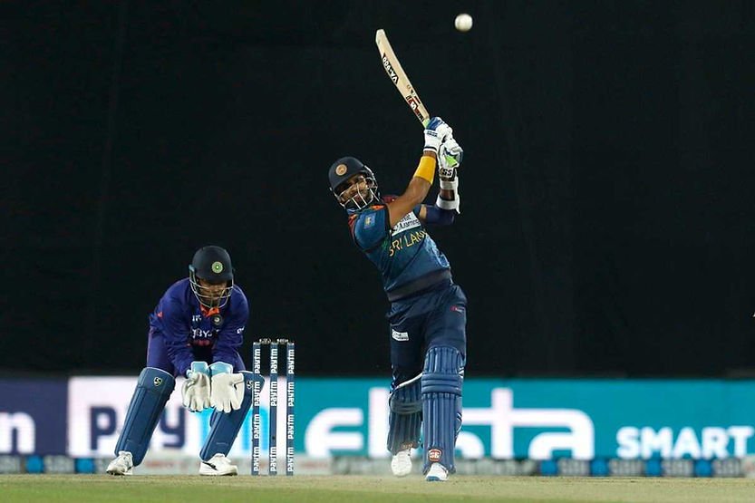 Ind vs SL, 3rd T20I, Dharamsala_ Dasun Shanaka scored 38-ball 74 in the first innings of 3rd T20I (Image ©BCCI)