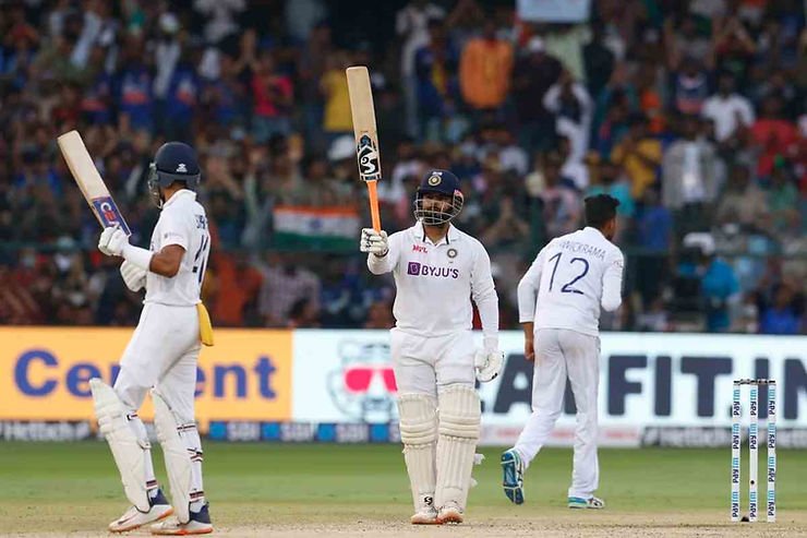 Ind vs SL, 2nd Test, Day 2: Rishabh Pant, Shreyas Iyer fifties help India set Sri Lanka an improbable 447 (Images ©BCCI/Twitter)