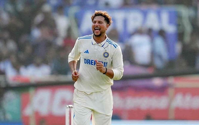 India vs England_ Kuldeep Yadav - the left-arm Shane Warne. _ Walking Wicket (Images_ ©X_Twitter)