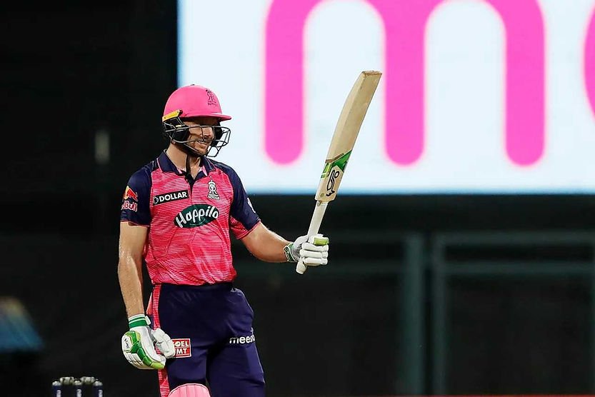 IPL 2022, GT vs RR, Top Performances_ Jos Buttler scores fifty (54) against Gujarat Titans and becomes Orange Cap holder of IPL 2022 _ Walking Wicket (Images ©BCCI_IPL)