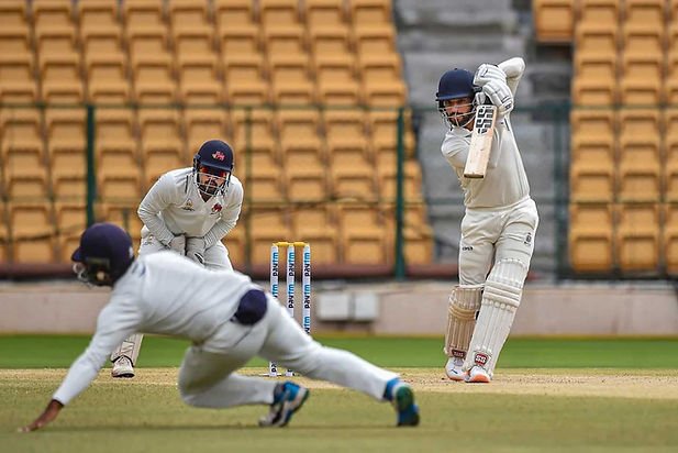 Ranji Trophy 2022 Final, Mumbai vs Madhya Pradesh, Day 4, Top Performances_ Rajat Patidar, Saransh Jain give 162-run lead to MP; Mumbai 113-2  (Images ©PTI_Cricinfo)