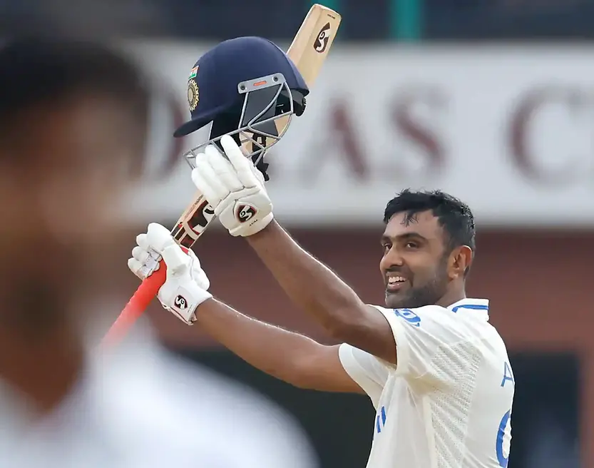 Ravichandran Ashwin rescue India with a hundred batting at no. 8 against Bangladesh_ Walking Wicket (Images_ ©BCCI_X)