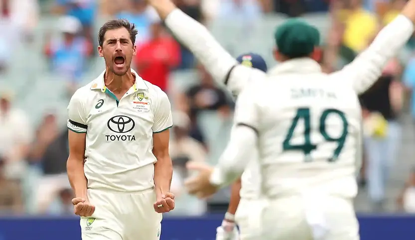 AUS vs IND, 2nd Test, Day 1: Mitchell Starc took 6-48 against India in Adelaide | Walking Wicket (Images_ ©ICC_X)