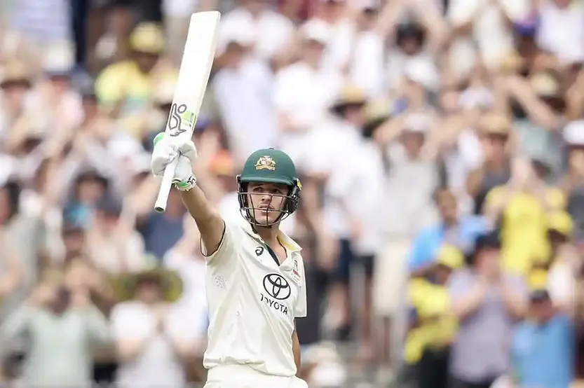 AUS vs IND: Sam Konstas scored fifty on his Test debut against India | Walking Wicket (Images_ ©Twitter_X)