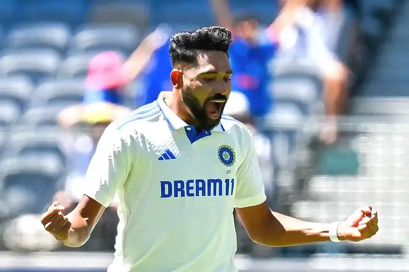 Mohammed Siraj finds his form back and takes 5 wickets in Perth Test | Walking Wicket (Images_ ©BCCI_X)