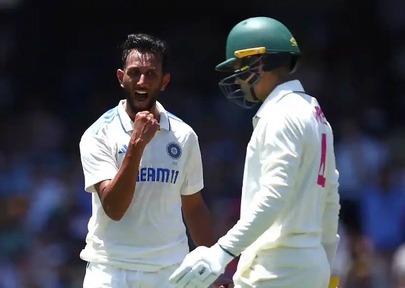 AUS vs IND, 5th Test, Day 2_ Prasidh Krishna took three wickets in Sydney on Day 2 _ Walking Wicket (Images_ ©BCCI_X)