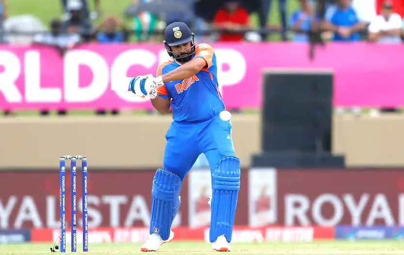 T20 World Cup 2024, IND vs ENG_ Rohit Sharma score fifty against England in semis _ Walking Wicket (Source_ ©BCCI_X)